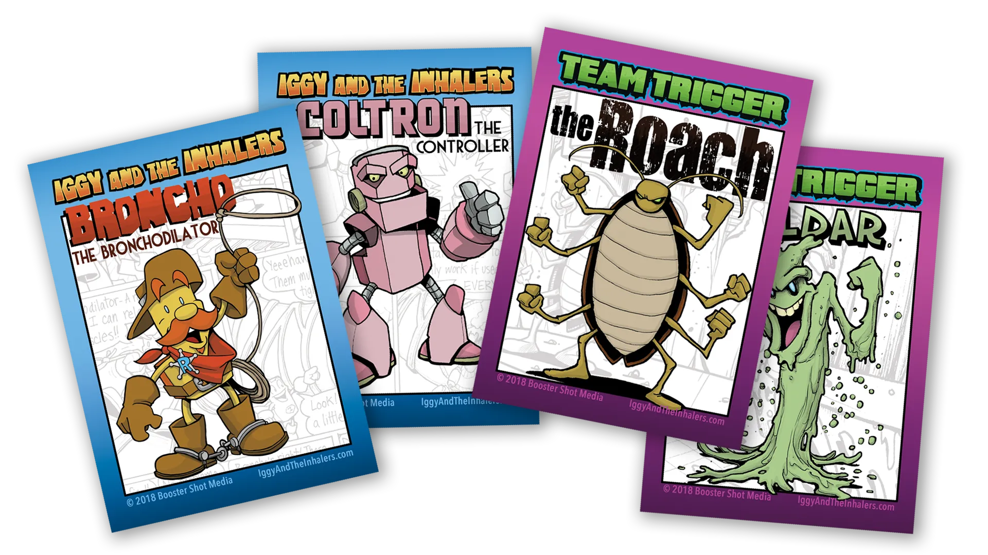 Iggy and The Inhalers Trading Cards
